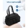 Wholesale Custom Logo Pink Color Puffer Duffel Bag Travel Tote For Daily Commute Crossbody Bag Quilted Duffle Bag