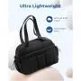 Wholesale Custom Logo Pink Color Puffer Duffel Bag Travel Tote For Daily Commute Crossbody Bag Quilted Duffle Bag