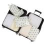wholesale custom compression packing cubes suitcase organizer travel accessories compression bags set