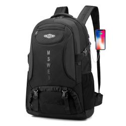 ZWY071 New Men's Work Travel Student USB Shoulder Bag Oxford Outdoor Waterproof Hiking Bag Wholesale Daily Storage Backpack