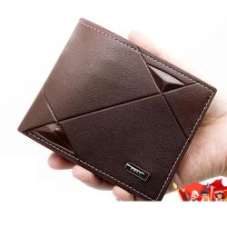ZR409 2023 New Spot Men's Wallet Men's Short Multi Card Fashion Casual Wallet Men's Youth Thin Three Fold Horizontal