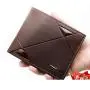 ZR409 2023 New Spot Men's Wallet Men's Short Multi Card Fashion Casual Wallet Men's Youth Thin Three Fold Horizontal