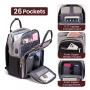 LOVEVOOK Fashion Travel Work Anti-theft Bag with Lock Backpacks Purse College School Student Bookbag Laptop Backpack for Women