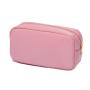 Wholesale Letter Chenille Custom Monogram Makeup Bag Personalized Cosmetic Bag Travel Quilted Nylon Cosmetic Makeup Bag