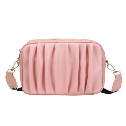 2024 Women's Casual PU Small Square Bag Single Shoulder Crossbody Minimalist Camera and Mobile Phone Bag Lady's Fashion