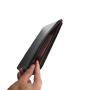 Black zip clutch bag for women cow leather zipper clutch bag card holder wallet