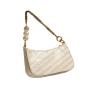 French Retro Crocodile Pattern Pearl Chain Underarm Bags Women Handbags Ladies Shoulder Messenger Bag Bolsos Para Mujeres