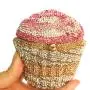High Quality Cake Rhinestone Purses Wholesale Evening Bags Frame clutch 2024 Luxury Crystal  Ladies Cupcake Clutches Purse
