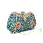 Hot selling Blue  Crystal Gown Rhinestone Purse Dress Elegant Clutches Banquet Stone Evening Clutch bags for women