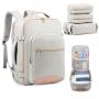 LOVEVOOK 2023 multifunctional large 40L 4pc carry on flight approved weekender bags fashion travel school women laptop backpack