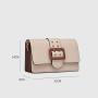 Wholesale Custom High Quality PU Leather Fashion Square Messenger Handbags Luxury Vintage Women's  Crossbody Bags