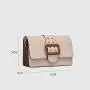Wholesale Custom High Quality PU Leather Fashion Square Messenger Handbags Luxury Vintage Women's  Crossbody Bags