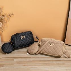 Hot Sale Women Bags 2024 Ladies Korean style cosmetic women's shoulder bags v grain fashion embroidery women's messenger bags