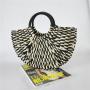 CCF722 Summer Straw Beach Bags for Women Vintage Handmade Straw Handbag 2023 New Shoulder Bags Basket Straw Weave Beach Bags