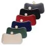HR012 Women Evening Party Clutch Bags New Trend Metal Chain Open Small Square Bags Luxury Weddings Retro Banquet Handbag