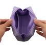 Custom waterproof travel toiletry bag leather cosmetic make up bag leather travel cosmetic pouch