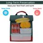 Hot Sale Custom Insulation Lunch Bag Cooler Bag Reusable Shoulder Bag For Fruit And Food