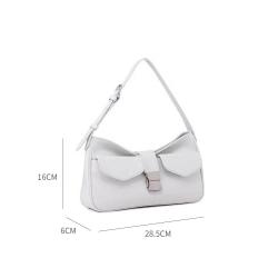 Wholesale Pu Vegan Leather Soft Fashion Lady Shoulder Handbag High-end Vintage Pattern Leather Shoulder Bag For Women