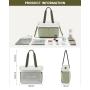 LOVEVOOK 15.6 In Laptop Tote Bag Large Capacity Work Bags fashion tote bag for women