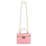 2024 Custom Box Purse And Handbags Faux Leather Fashion Make Up Travel Bag Classic Luxury Cosmetic Bag