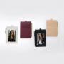 Cartera De Hombres Oem Odm Custom Logo Business Card Case Split Saffiano Leather Employee Name Badge Id Card Holder With Lanyard