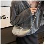 Niche Personality Design Crescent Sweet Cool Spice Girl 2024 New Advanced Chain Single Shoulder Underarm Bag