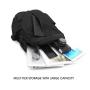 HR624 Men's Backpack Business Commuting USB Charge Port Laptop Bag Lightweight Oxford Waterproof Outdoor Travel Sports Backpack