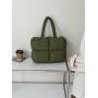 Trendy new High Quality puff Shoulder bag Student Casual Space Cotton Tote Bag Down nylon Puff hand Bag for girls
