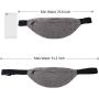 Gelory Wholesale Custom Logo PU Leather Fanny Pack Fashion Travel Chest Waist Bag With Headphone Hole