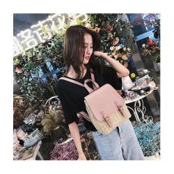 Fancy Wholesale Women Handbags Contrasting Colors Bag Ladies Women Fashion Handbags Knit Designer Shoulder Bags