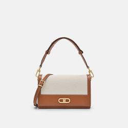 Guangzhou Wholesale Latest Design Luxury Purses And Handbag Nice Quality Canvas And Pu Sling Bags Women's Crossbody Bags