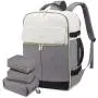 LOVEVOOK 40L Carry On LOVEVOOK Waterproof Laptop Travel Backpack TSA Flight Approved Carry on BackpackS with 3pcs Packing Cubes
