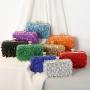Fashionable New Handmade Beaded Portable Women's Bag Bright Color Dress Embroidery Dinner Bag High Quality Women's Banquet Bag