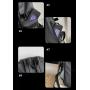 ZF122 College and High School Students Schoolbag Nylon Waterproof Wear-resistant Shoulder Bag Male Simple Versatile Travel Bag