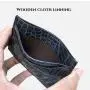 OEM ODM Custom luxury genuine alligator women men crocodile skin leather business ID or bank Atm credit card holder wallet