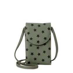 Custom LOGO Small Purse Credit Slots Multi Card Organizer Wallet Crossbody Cell Phone Bag Mini Over Shoulder Handbag
