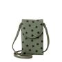 Custom LOGO Small Purse Credit Slots Multi Card Organizer Wallet Crossbody Cell Phone Bag Mini Over Shoulder Handbag