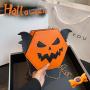 Custom Pumpkin Little Devil Cute Decorative Women's Bag Portable Zipper Shoulder Niche Design Plus Logo Tote Bag