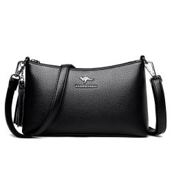 Factory Wholesale Women Messenger Bags Good Quality Soft PU Leather Shoulder Crossbody Bags for Women