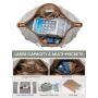LOVEVOOK2023 Fashion Waterproof Gym Duffel Bag with Wet Pocket Weekender Overnight Bag & Toiletry Pouch Travel Duffle Bag unisex