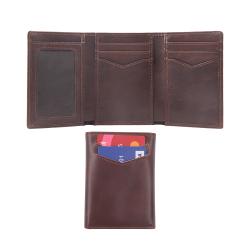 genuine leather men's wallet slim card holder wallet for men rfid card holder wallet with id card holder