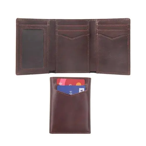 genuine leather men's wallet slim card holder wallet for men rfid card holder wallet with id card holder
