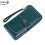 ZR110 Hot-selling RFID Antimagnetic Long Zipper Women's Wallet Wallet Wallet European and American Large-capacity Handbag