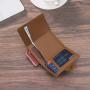 Men's aluminum alloy wallet coin folder metal card bag rfid blocking pop up card holder