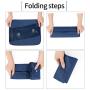 custom logo waterproof 5 set various sizes travel luggage organizers compression basic packing cubes with mesh top