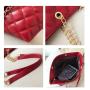 KBW276 2023 Hot Selling Women's Bags Embroidery Line Diamond Lattice Chain Crossbody Bag High Quality Deer Shoulder Bag