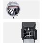 XL163 Outdoor Canvas Vintage Camera Bag Top Bottom Separation Camera Bag Waterproof Wear-resistant Camera Backpack