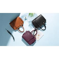 Lovevook 2022 Brand designer Faux Leather Purses for Women Fashion Handbags Ladies Top Handle Satchel Shoulder Tote Bags