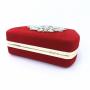 Wholesale Vintage Velour Evening Clutch Bag Sunflower Diamond Ladies Party Evening Bag 2024