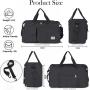 Gelory Waterproof Duffle Sport Bag Travel Duffle Bag Shoes Pocket Multifunction Dry Wet Separation Overnight Gym Bag
